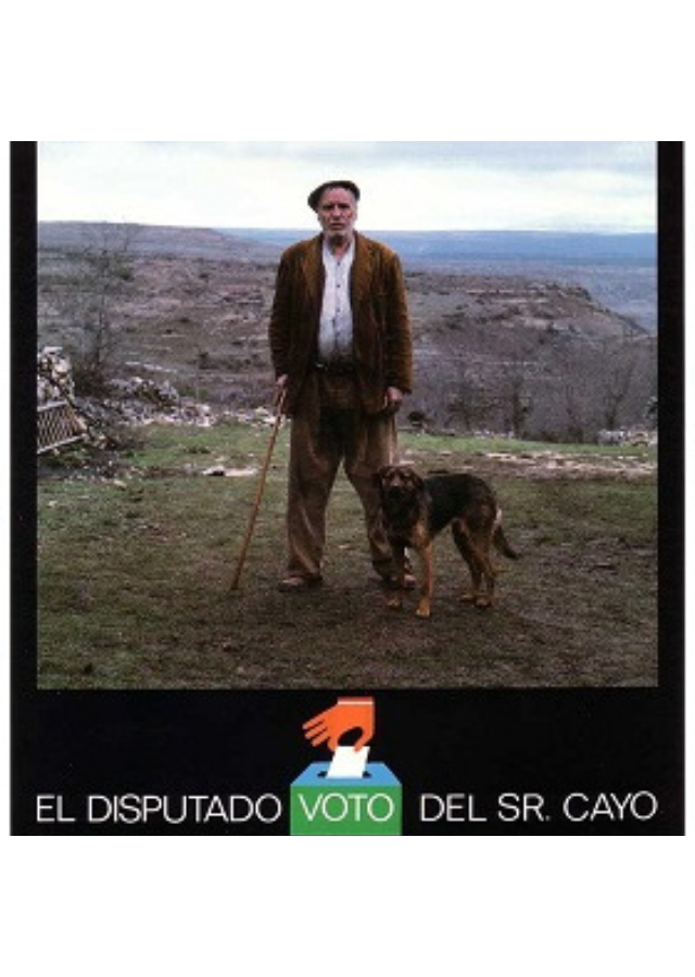 Llibre i adaptació cinematogràfica de El disputado señor Cayo de Miguel Delibes